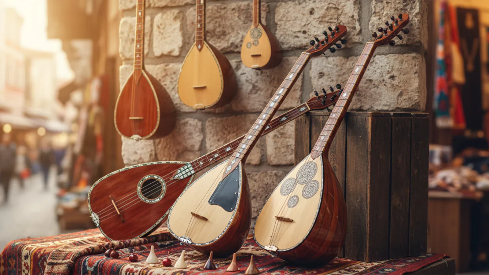 A Turkish baglama (saz)